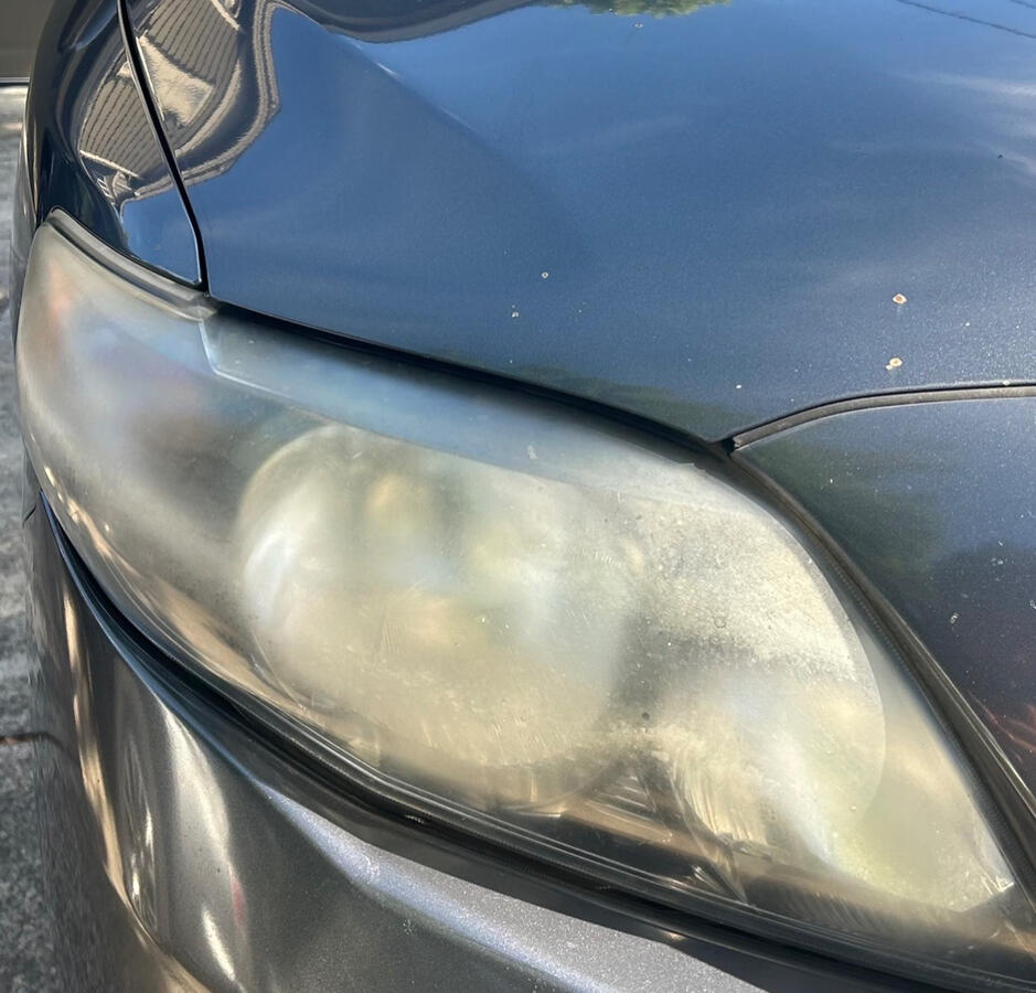 Before headlights restored