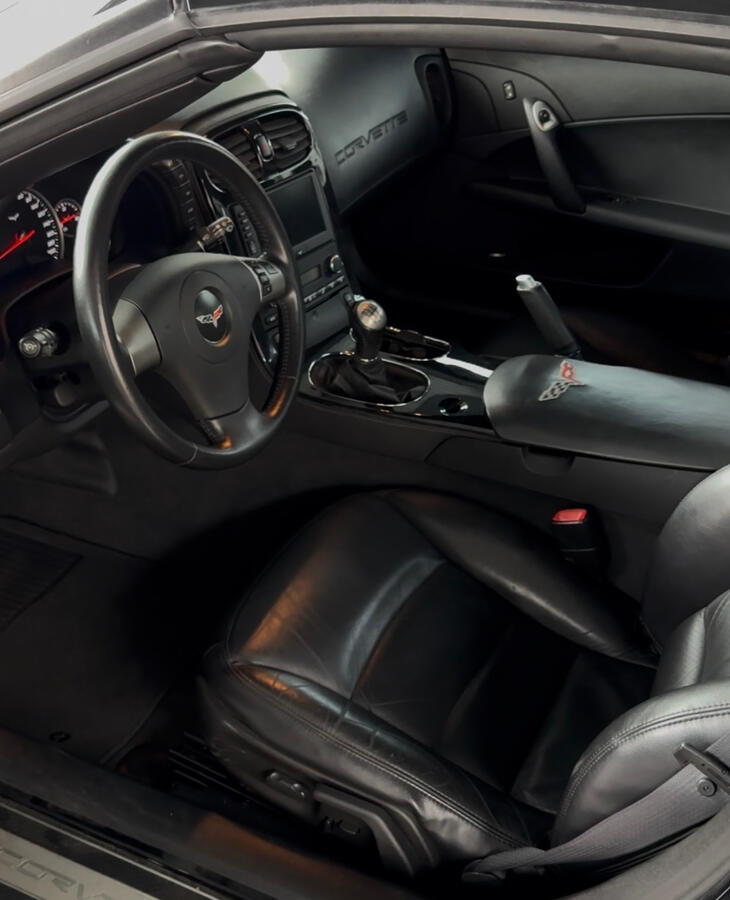 Touch up includes a vacuum and wipe down of all surfaces with an exterior wash